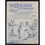 1935/36 Chelsea v Fulham FAC match programme 15 February; centre fold, fair condition.