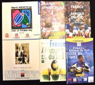 1992, 1996 & 2005 France v South Africa Rugby Programmes etc (6): Both tests from 1992 (plus