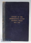 Well-Known Rugby Book: History of the IRB, E Watts Moses’ seminal account from 1886-1960, slim