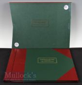 Large, exclusive WRM Rugby Book ‘The Calcutta Cup’: Very special volume from 2000, c.20” x 15” green