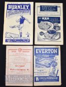 1947/48 Wolverhampton Wanderers away match programmes v Everton, Liverpool, Manchester City,