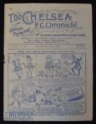 1929 FA Amateur Cup s/f at Chelsea, Dulwich Hamlet v Ilford football programme 9 March, fold, edge