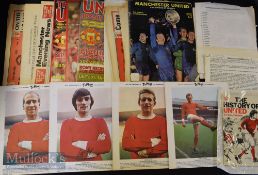 Manchester United memorabilia to include 1987 Official United newspaper issues 1-3, 1963 Wembley