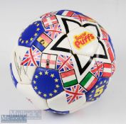 Signed Alan Shearer 1996 Euros Cereal Competition Prize Ball With provenance, brightly coloured with