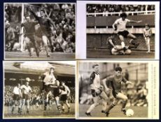 Selection of b&w Fulham action photographs to include 1958 Charlton Athletic (Duff of Charlton