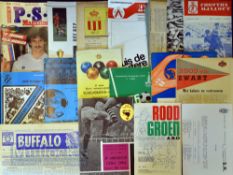 Collection of European football match programmes 1977 Club Brugge v Borussia Monchengladbach,