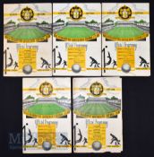 1947/48 Wolverhampton Wanderers home match programmes to include Sheffield Utd, Liverpool,