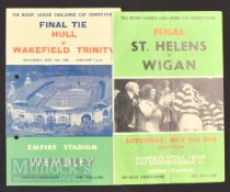 Rugby League Challenge Cup Finals at Wembley (2): Hull v Wakefield Trinity 1960, (p/h) & St.