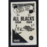 Scarce 1949 All Blacks’ South Africa Souvenir Guide: Small, compact, well illustrated with pen