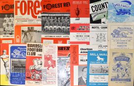 Selection of district Cup Finals match programmes to include Kent County: 1952 Millwall v
