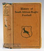 History of South African Rugby Football, Book by Ivor Difford: With rare dust cover and overall in