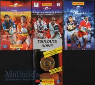 French Championship Rugby Final Programmes (4): Glossy quartet from the finals of 1996, Toulose-
