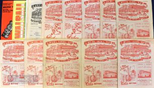 Collection of Walsall home football programmes to include 1956/57 Newport County, Newport County (