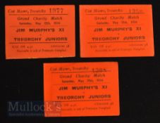1933/34 at Cae Mawr, Treorchy, Jimmy Murphy’s XI v Treorchy Juniors grand charity match tickets (