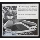 1970 JPR Signed WRU Debenture Scheme Item: Illustrated card promoting sales for the then new