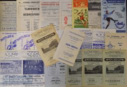Selection of non-league football match programmes Matlock Town v 1960/61 Heanor Town, 1961/62