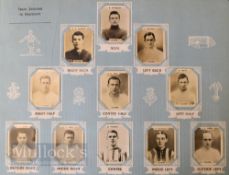 Early 1920s Fulham team depicted in the Pinnace b&w photo card series, separate cards with minor