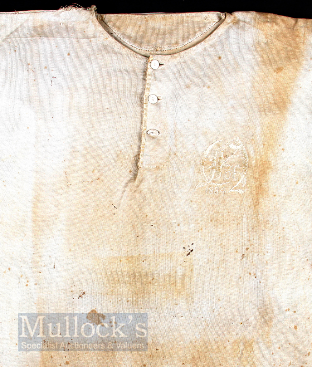 Very Rare 1884 North of England Rugby Jersey from the North v South England Rugby Trial Match: - Image 5 of 5