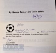 Fulham FC memorabilia to include 1987 Breedons Book “A complete record”, 1979 History of Fulham