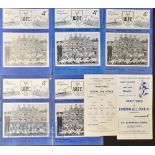 Selection of Watford home match programmes to include 1952/53 London All Star XI (Bartram, Baker,