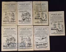 Selection of West Bromwich Albion home match programmes to include 1947/48 Birmingham City 1948/49