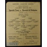 1936/37 Ipswich Town v Harwich & Parkeston Eastern Counties League football match programme 26