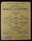 1936/37 Ipswich Town v Harwich & Parkeston Eastern Counties League football match programme 26