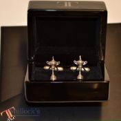 Fine pair of Ryder Cup Silver Cuff Links- made by Thomas Lyte England – c/w London silver hallmark