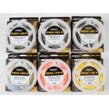 6x Airflo Ridge Line Floating Fly Lines all appear unused, Japan Special DT2F and 2x DT3F, Delta