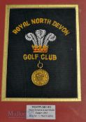 1932 Royal North Devon Golf Club Open Scratch Winners Golf Medal – won by E Noel Layton at the