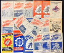 Selection of 1950s Ashfield Speedway Programmes features 1951 World Championship, Festival of