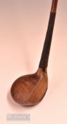 Gus Faulkner large late persimmon scare neck deep face spoon – fitted with full length leather
