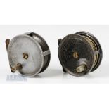 Cogswell & Harrison London 3” alloy trout reel with maker’s details to back plate, constant check,