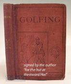 Chambers, W&R signed ‘Golfing – A Handbook to The Royal and Ancient Game with List of Clubs,