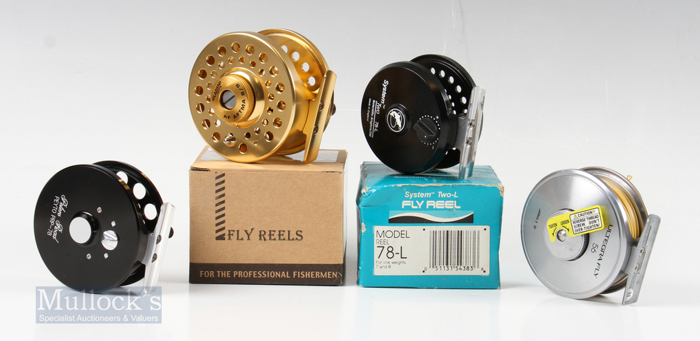 4x Assorted Fly Reels – Shimano Ultegra 5/6 3” reel with counter balance handle, in Farlows pouch - Image 2 of 2