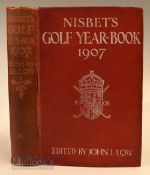 Nisbet’s Golf Year Book 1907 - Vol. 3 edited by John L Low - published by James Nisbet & Co London -