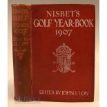 Nisbet’s Golf Year Book 1907 - Vol. 3 edited by John L Low - published by James Nisbet & Co London -