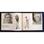 Very rare 1949 Ryder Cup Signed VIP Golf Programme and both Draw Ticket coupons - played at Ganton