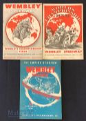 Rare 1936, 1937 and 1938 World Championship Speedway Final Programmes at Wembley dates include 10