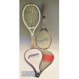 4x Assorted Tennis Rackets – 2x Dunlop X10 Senior, Slazenger Panther Power and Fox Ceramic Precision