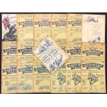 1936-1939 Harringay Speedway Programmes featuring 36 Wimbledon, 37 The Rest, London v Australia, All