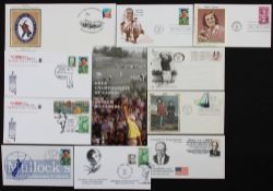 Selection of various American & Canadian Commemorative Golf covers featuring 77 Augusta, 1999