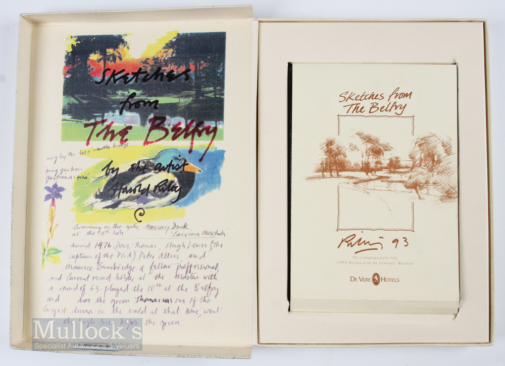 Riley, Harold (Signed) – “Sketches from the Belfry” Ltd Ed 190/200 Book 1st ed 1993 Deluxe Leather - Image 4 of 4