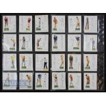 Complete Set of John Player & Sons ‘Golf’ Cigarette cards (25/25) c1939 - large format featuring