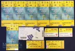 2002 Manchester Commonwealth Games Tickets incl 7x various sports, mostly with central fold, 2x