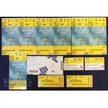 2002 Manchester Commonwealth Games Tickets incl 7x various sports, mostly with central fold, 2x