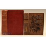 Hutchinson, Horace G (2) - "Golf - Badminton Library" 1st ed 1890 in the original pictorial brown