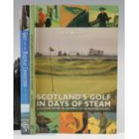 2x interesting Golf related railway books - Ian Nalder-“Scotland’s Golf in Days of Steam - a