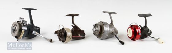 4x Fishing Reel Selection – T J Harrington and Son, London “The Omnia” with half bail, Intrepid