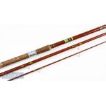 Allcocks Billy Lane Match Rod MkIII Float Rod 3 piece, tip shortened, butt and tip ring lined, one